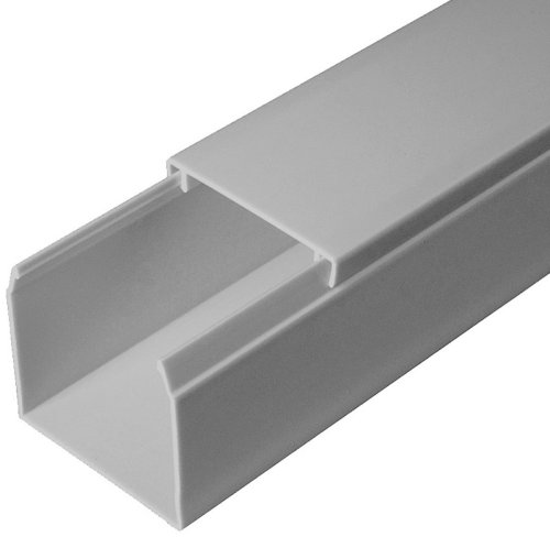 Кабель-канал Промрукав 40x40мм (2000мм) серый (уп. 60м). картинка